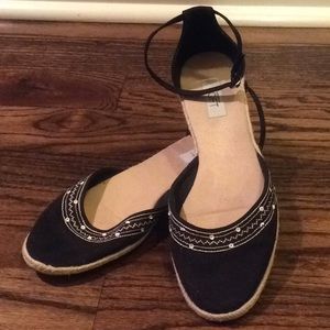 Boho Canvas Sandals by LOFT